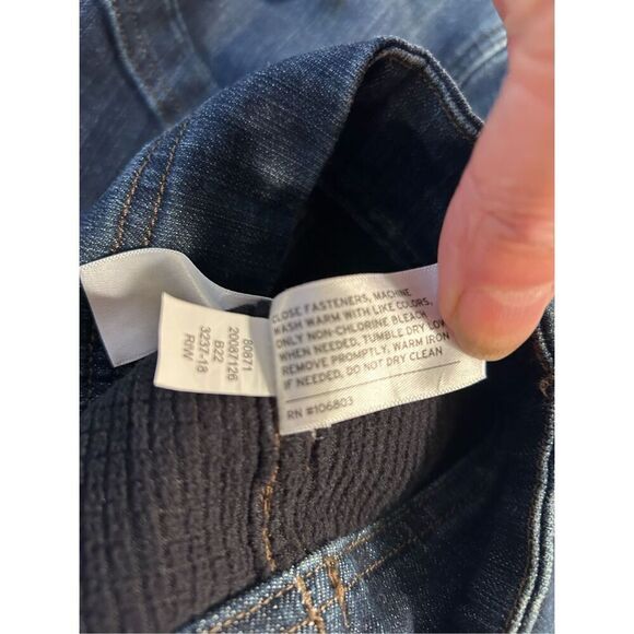 Duluth Trading Company lined jean jacket womens xxl cargo pockets metal buttons - Picture 12 of 12